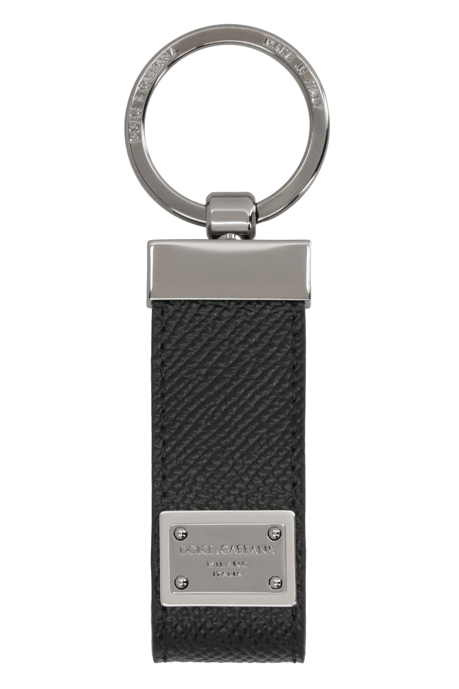 Leather Keyring, Black Calf Keyrings & Chains