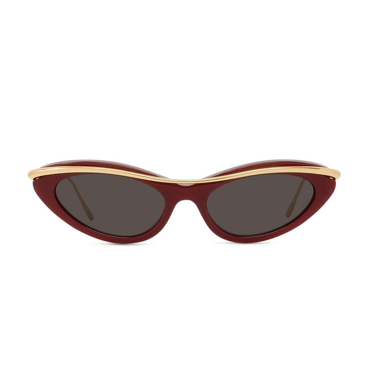 Loewe LW40166I Signature 66a Bordeaux Oro Rosso Acetate/metal Occhiali Da Sole