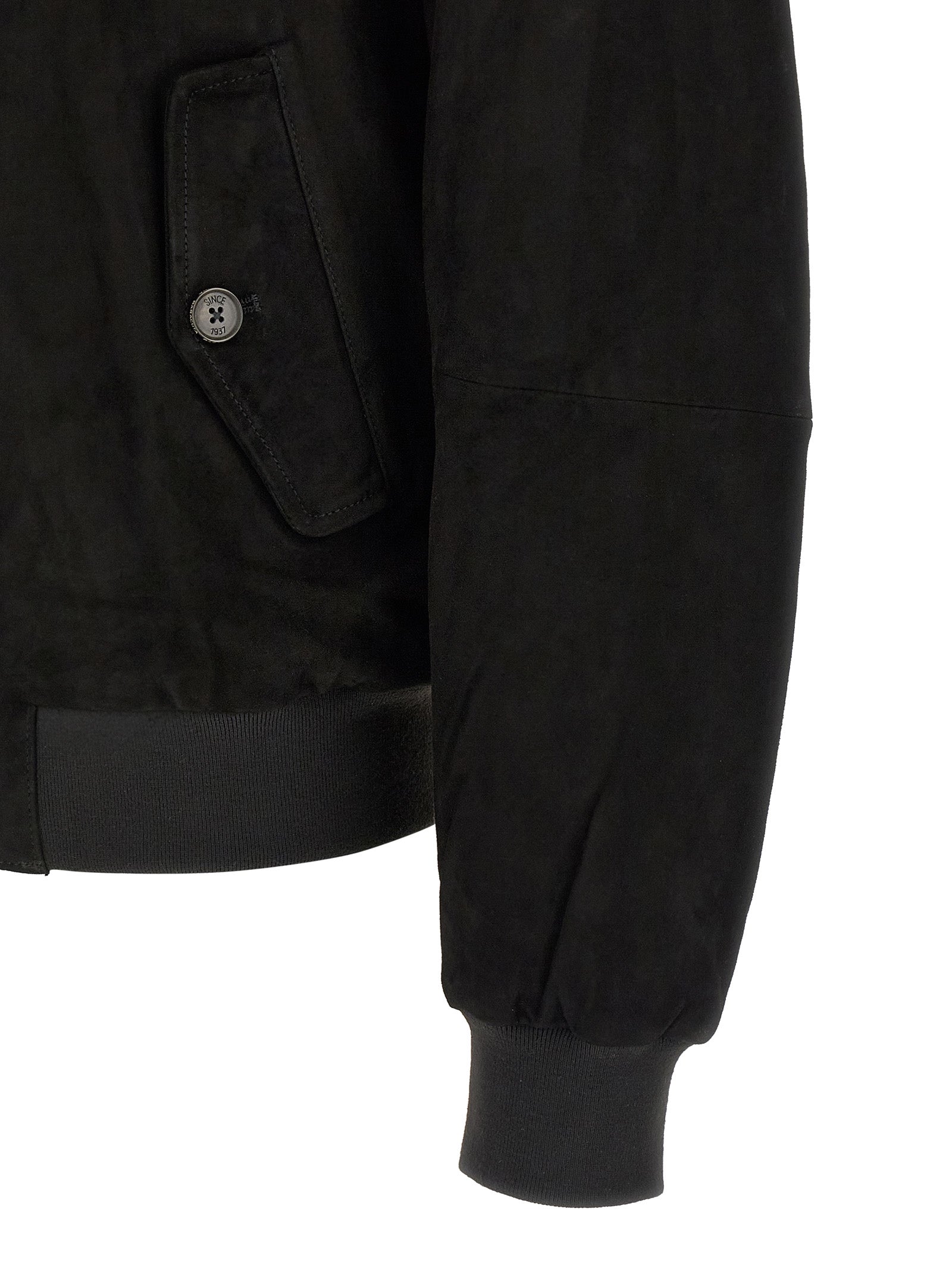 Harrington - G9 jacket Black Goat Leather Down Jacket, Parka, Casual