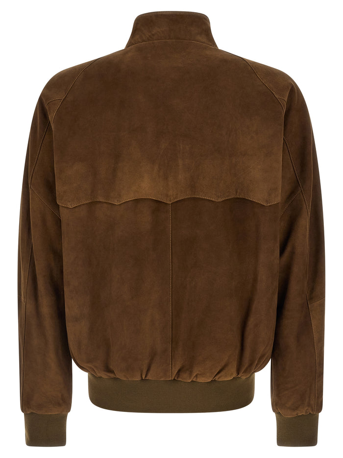 Harrington - G9 jacket Brown Goat Leather Down Jacket, Parka, Casual