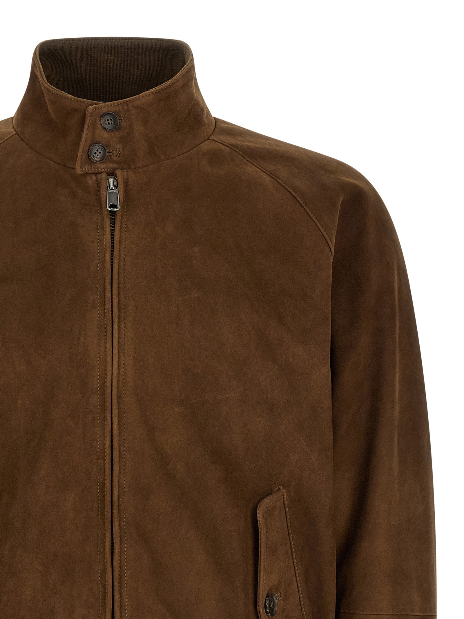 Harrington - G9 jacket Brown Goat Leather Down Jacket, Parka, Casual