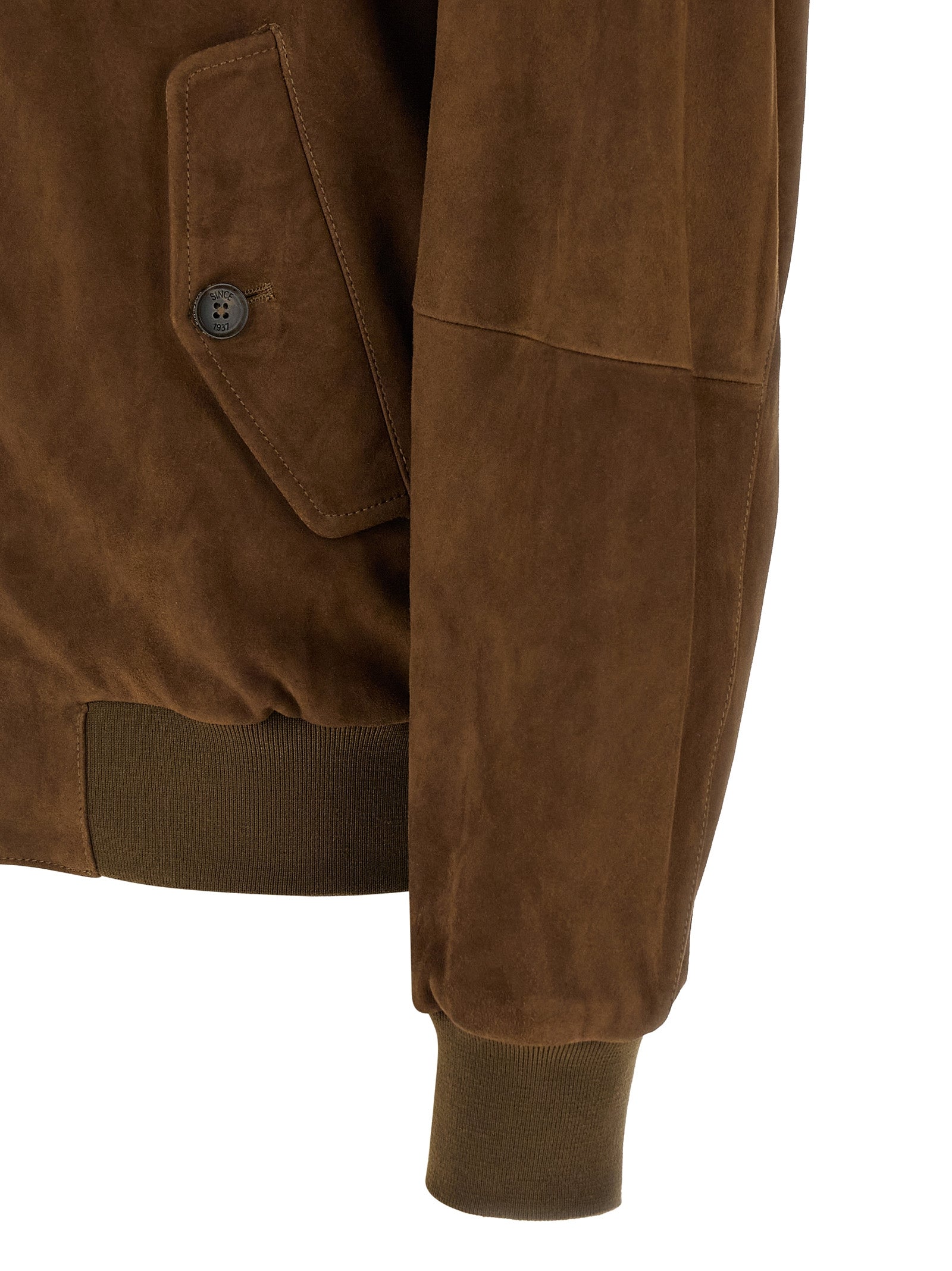 Harrington - G9 jacket Brown Goat Leather Down Jacket, Parka, Casual