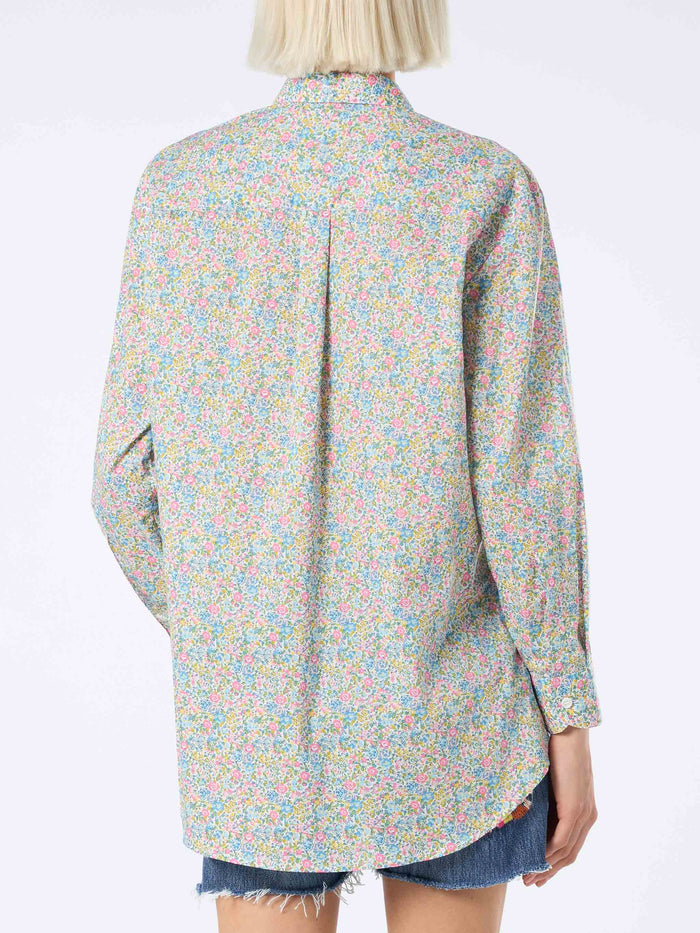 Multicolor Floral Brigitte Shirt | Special Edition Yellow