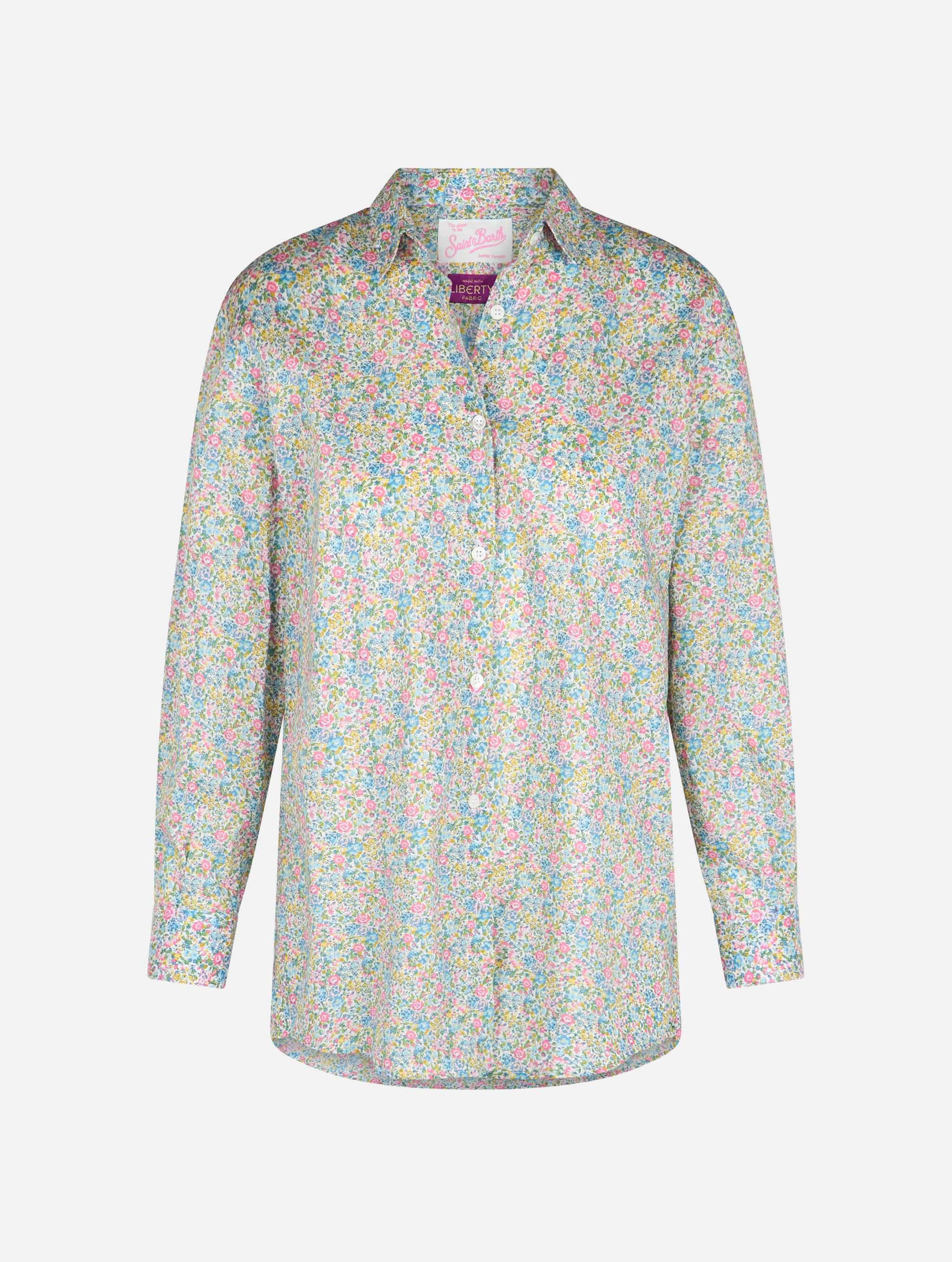 Multicolor Floral Brigitte Shirt | Special Edition Yellow