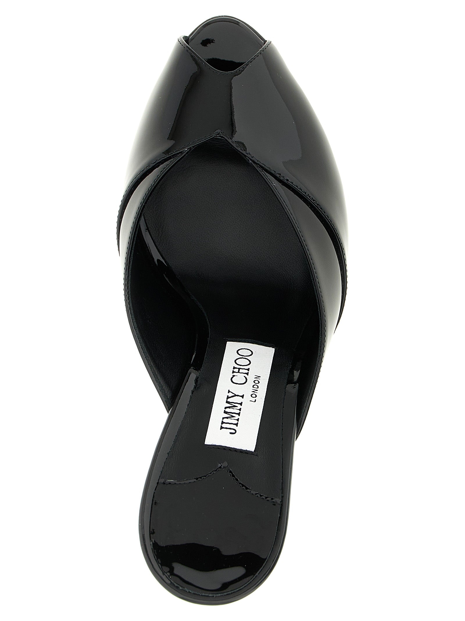 mULE bRIGITTE Black Lh Sa Pt Me Sandal