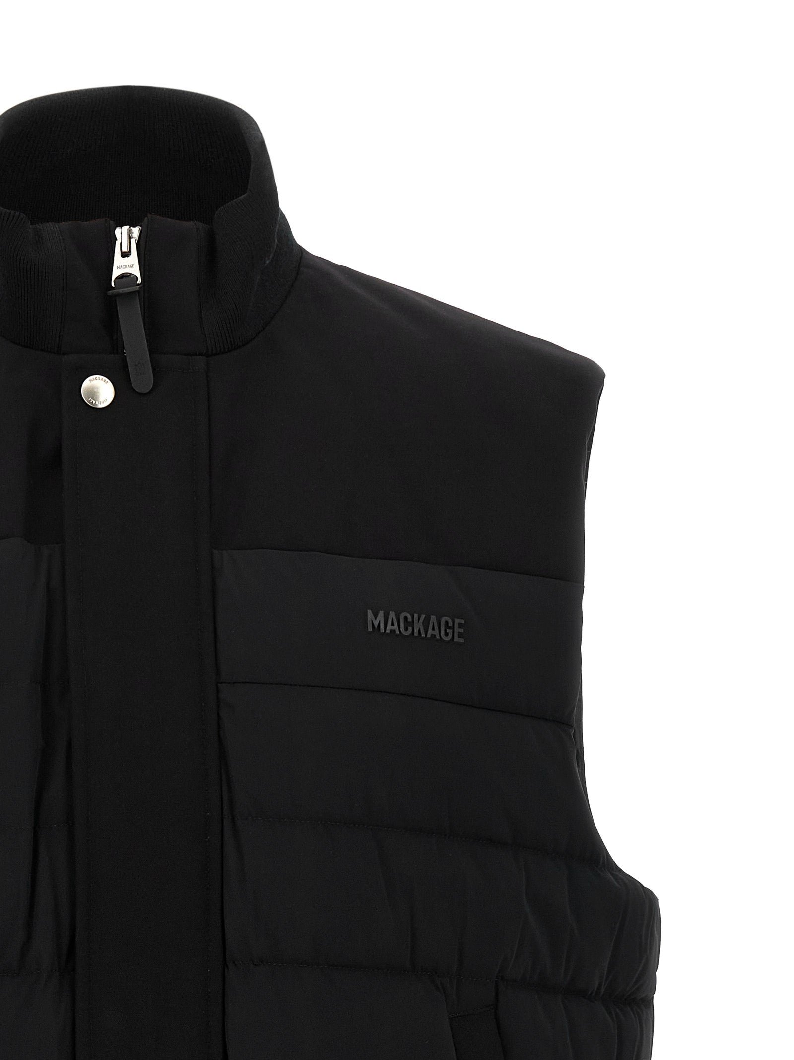 Brody vest Black Nylon Gilet