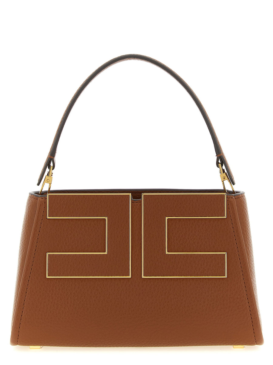 Elisabetta Franchi Top Handle Bag — Brown