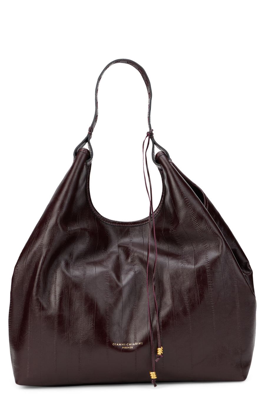 Leather Tote Bag Antique Ruby Calfskin