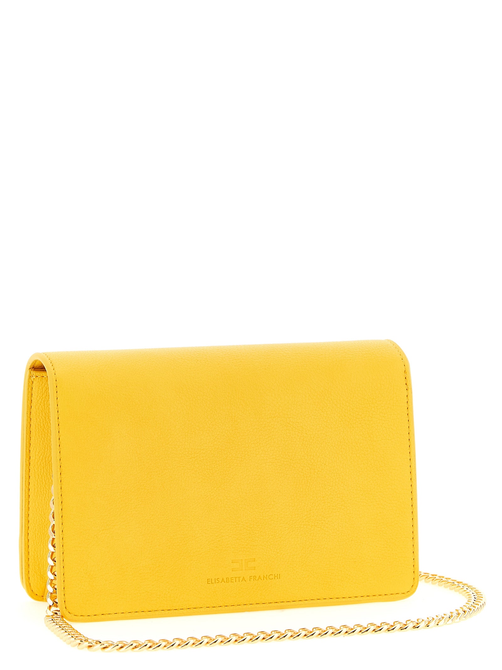 Logo shoulder strap Yellow Crossbody Bags