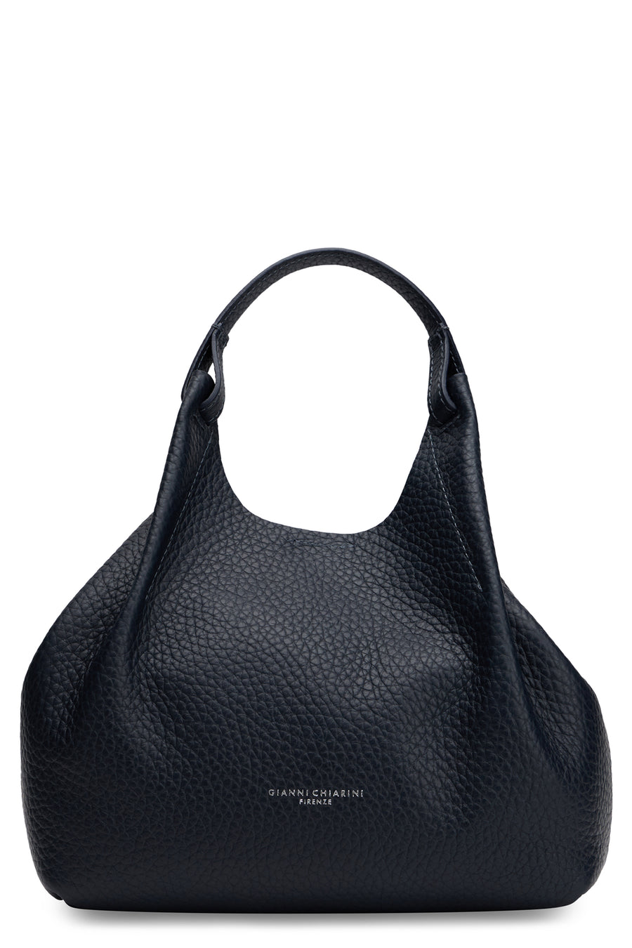 Hobo Shoulder Bag Calfskin Midnight Blue Handbags