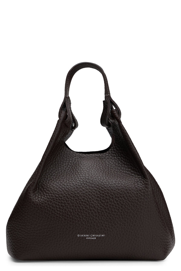 Hobo Handbag Espresso Calfskin Handbags