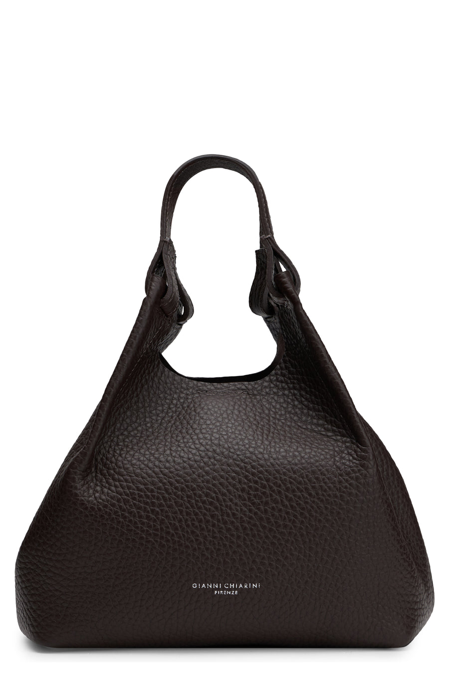 Hobo Handbag Espresso Calfskin Handbags