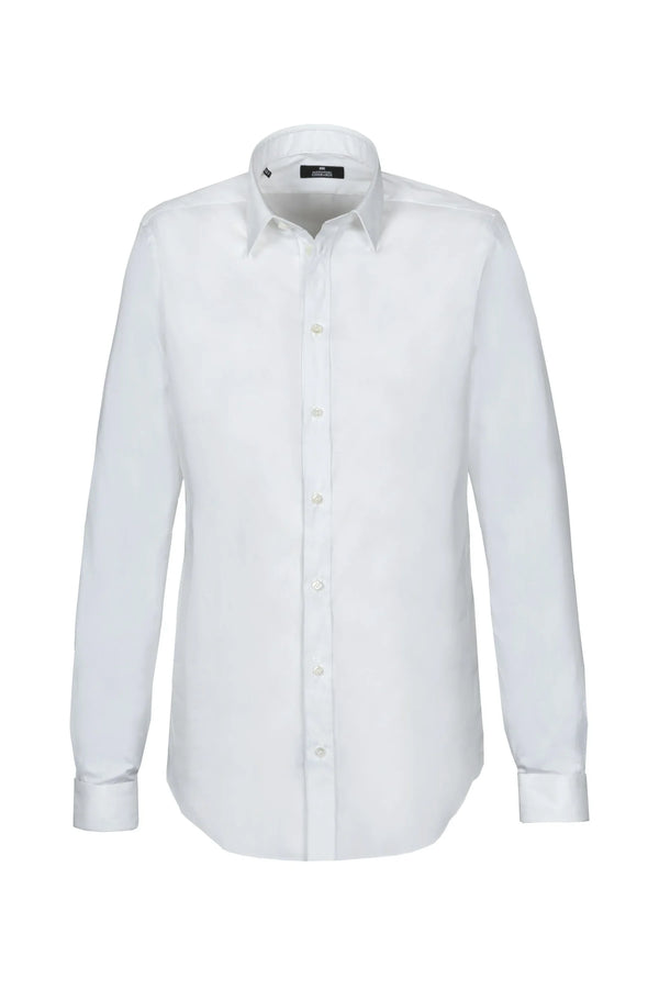 Chemise Blanche À Col Italien White Shirt