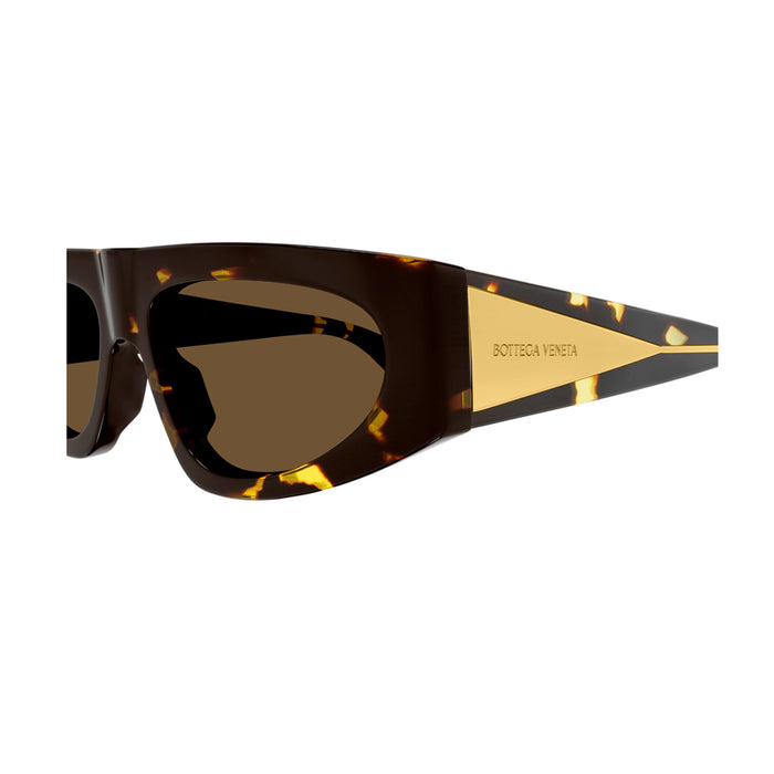 BV1277S Tri-Fold-LINE NEW CLASSIC 002 Marrone Recycled Acetate Occhiali Sole