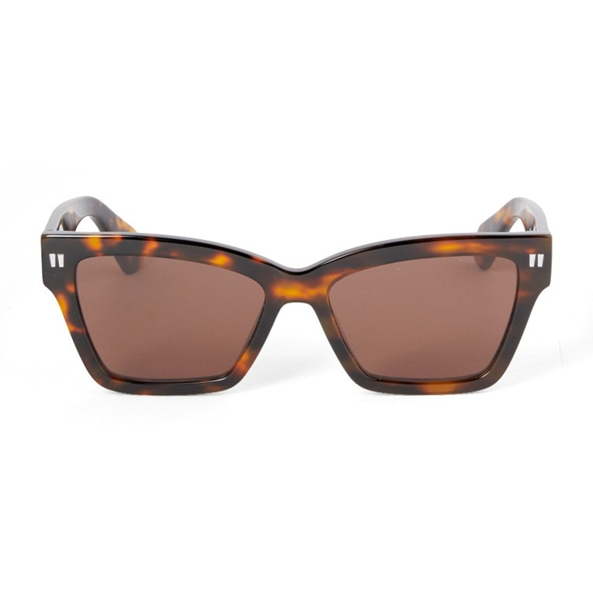 Off White OERI110 CINCINNATI 6064 Havana Brown Marrone Acetate Occhiali Da Sole