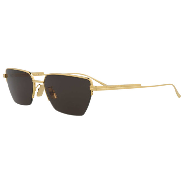 Preloved - Bottega Veneta Unisex 57 Mm Gold Sunglasses Bv1107s-30011010-004 One Color