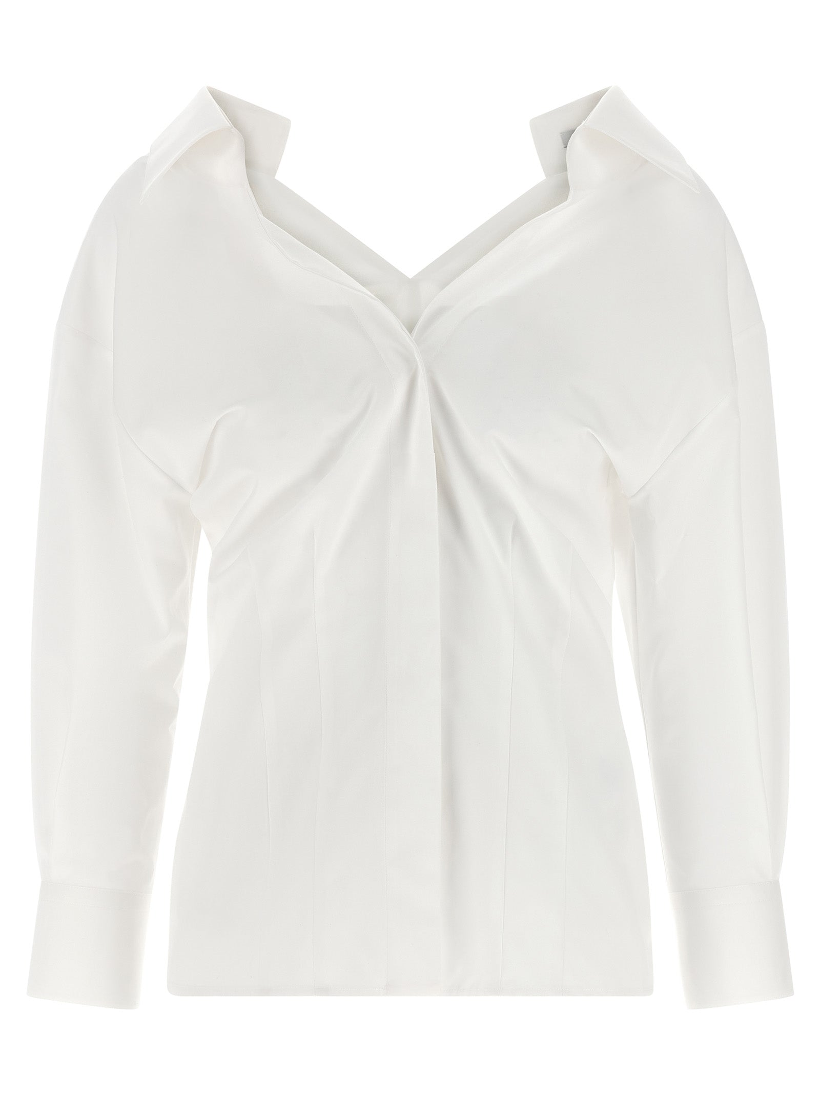 Cut-out shirt White Cotton Shirt, Blouse