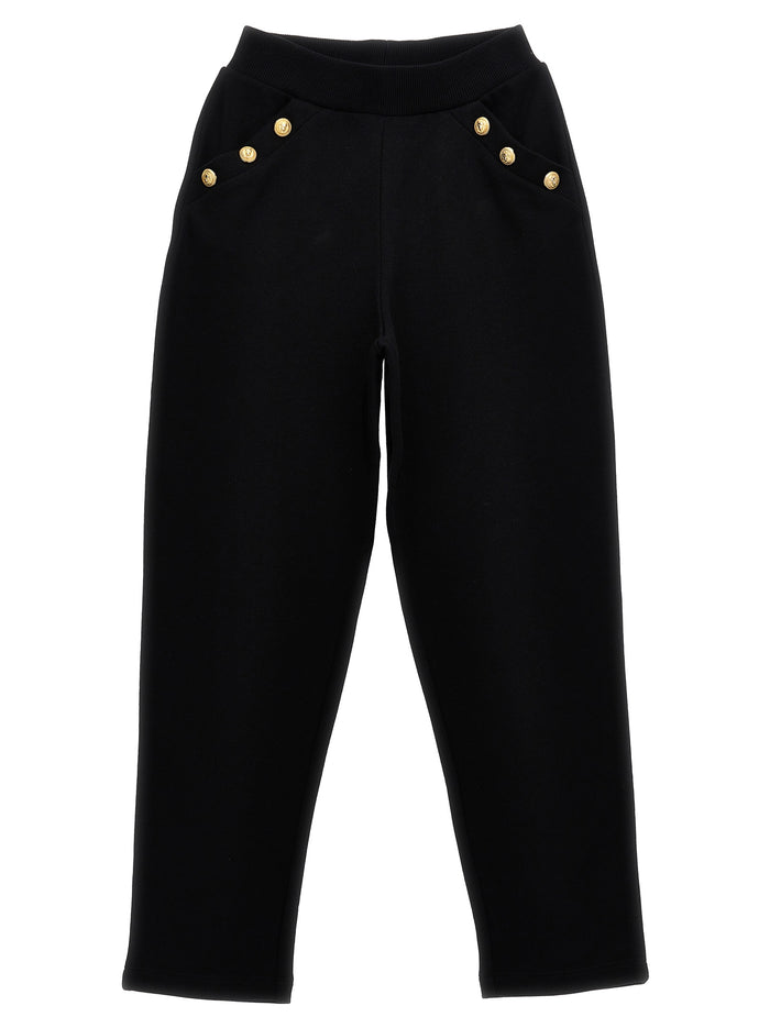 Leone Catena joggers Black Cotton Pant