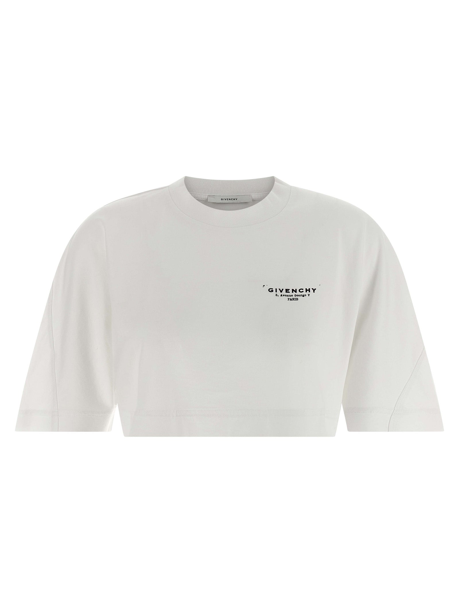 Cropped T-shirt White Cotton