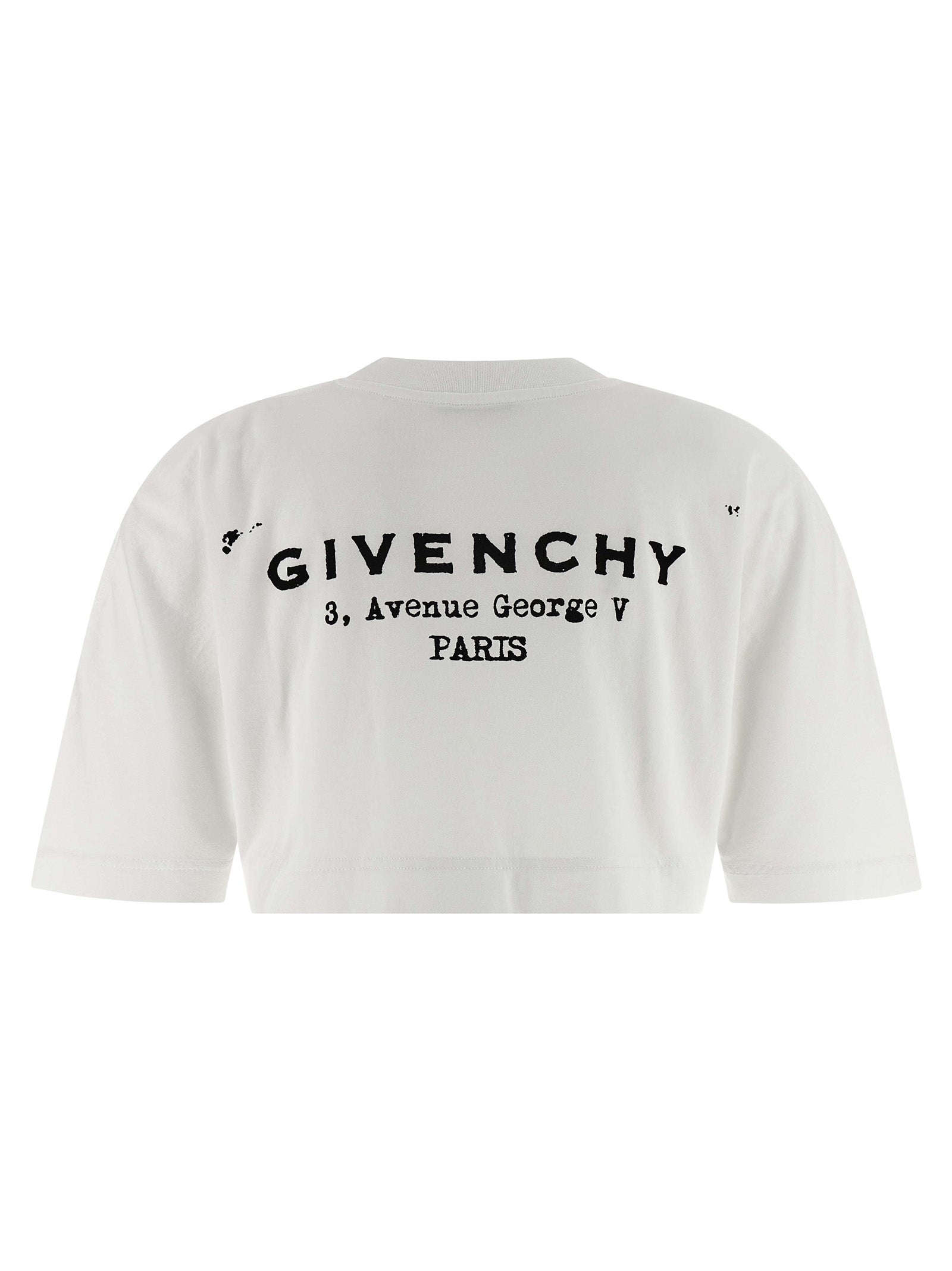 Cropped T-shirt White Cotton
