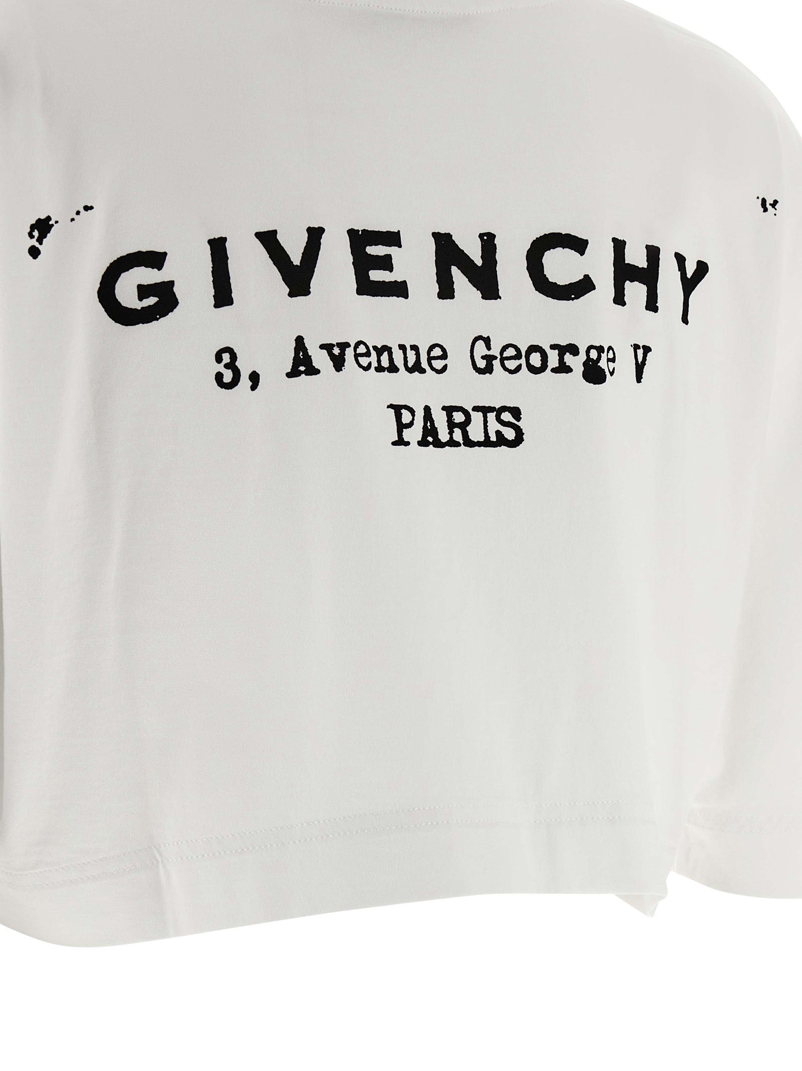 Cropped T-shirt White Cotton