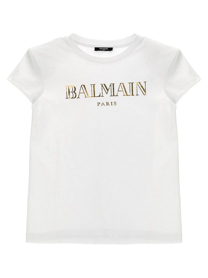 Logo T-shirt White Cotton