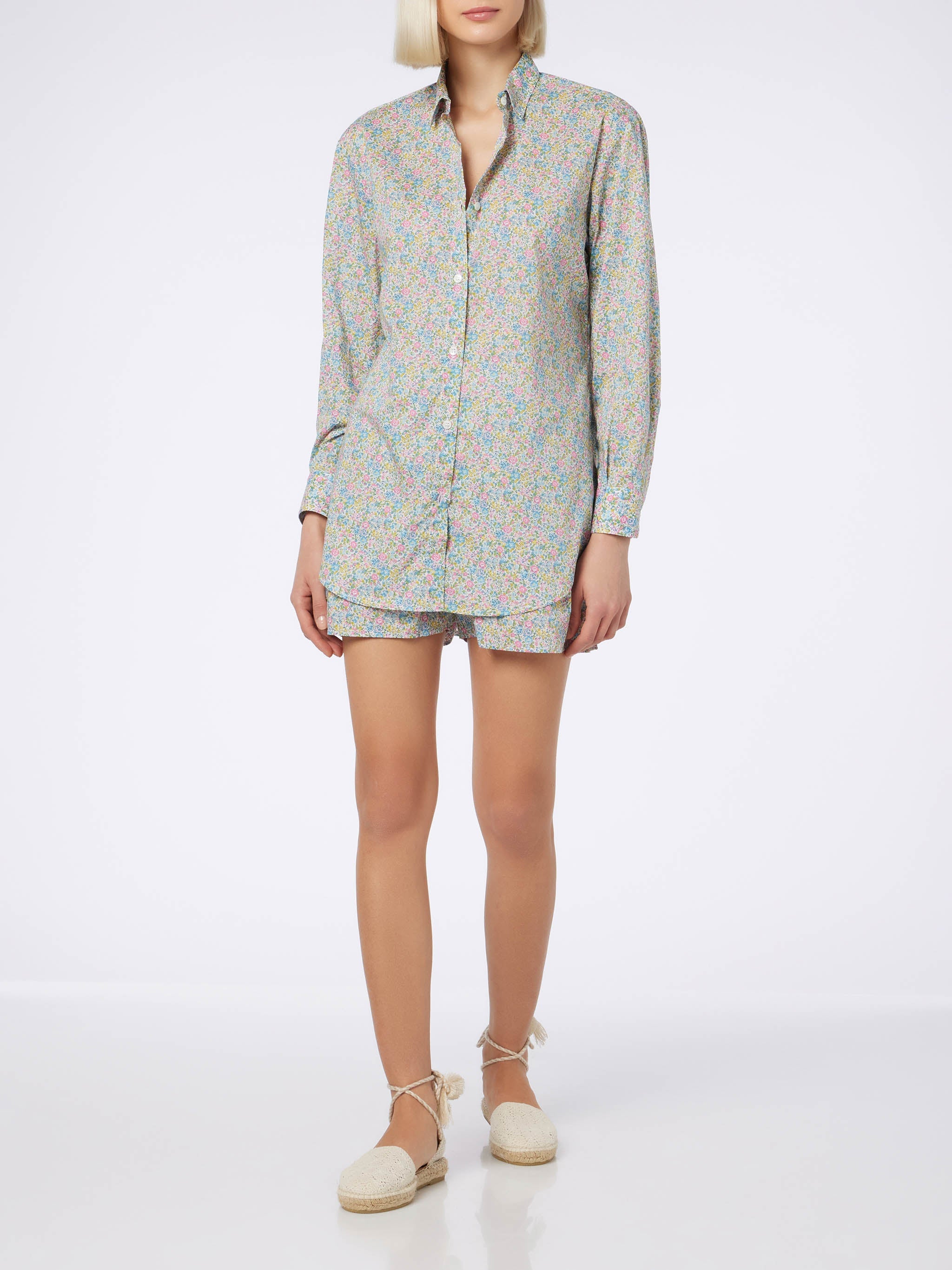 Multicolor Floral Brigitte Shirt | Special Edition Yellow