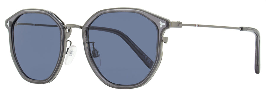 Bally BY0099H Metal/Plastic (Acetate) sunglasses in gunmetal