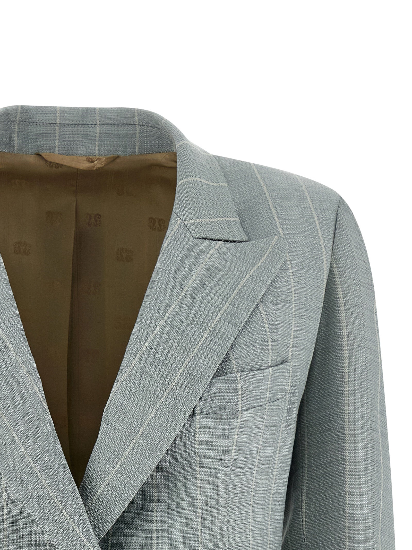 After You Charmer Blazer Light Blue Viscose Blazer, Suits