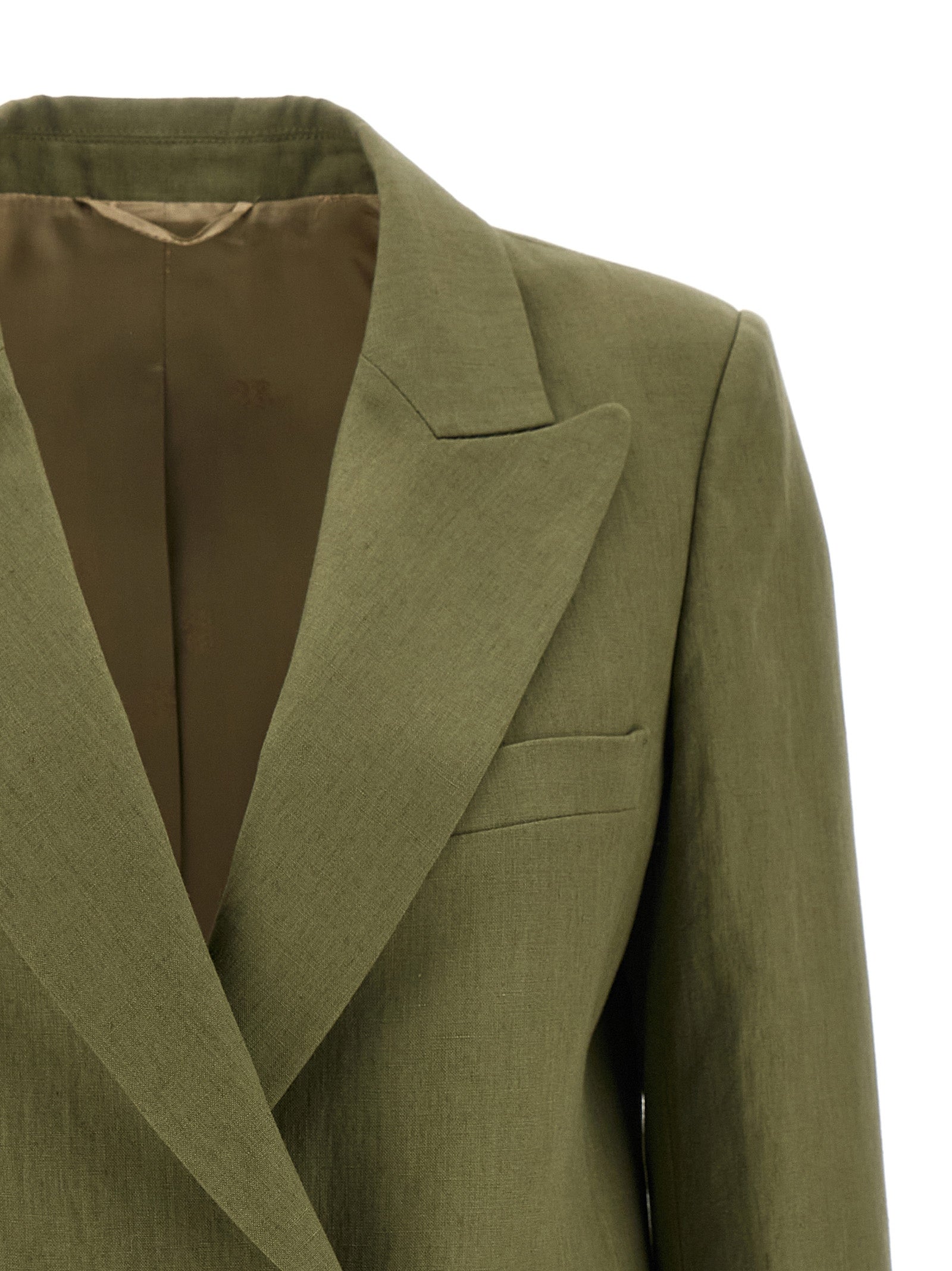 Mid-Day Sun Everyday Blazer Green Linen Blazer, Suits