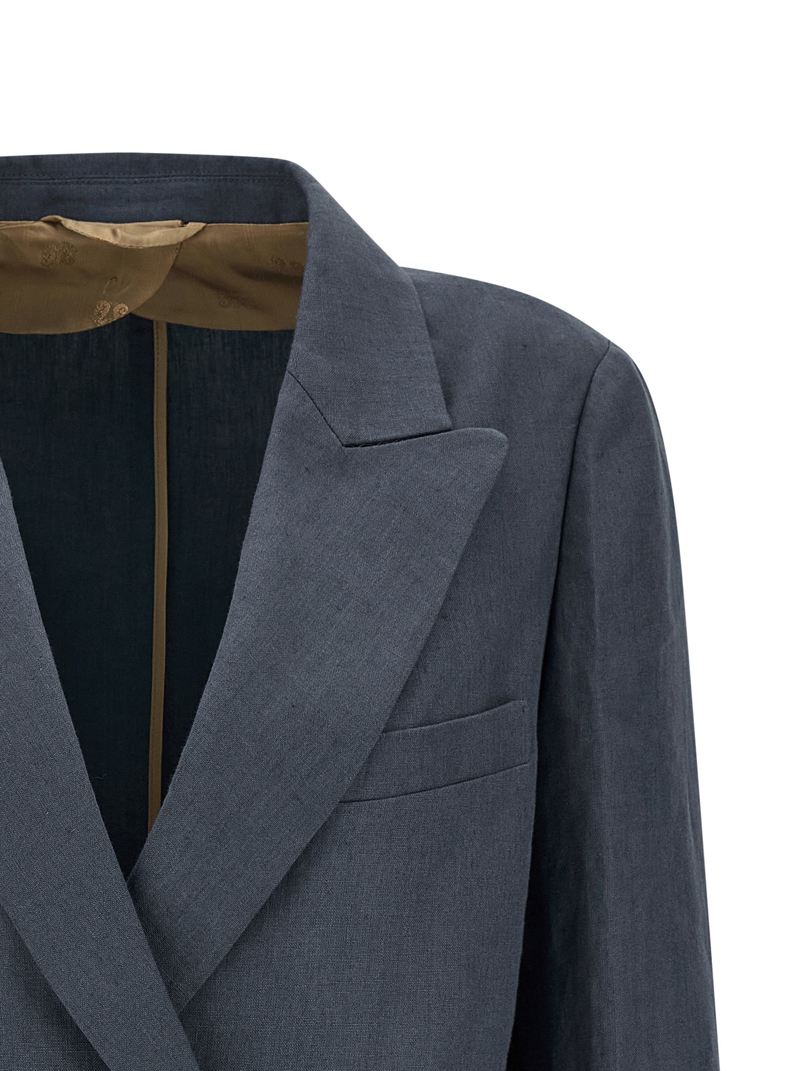 Midday Sun Everyday Blazer Blue Linen Blazer, Suits