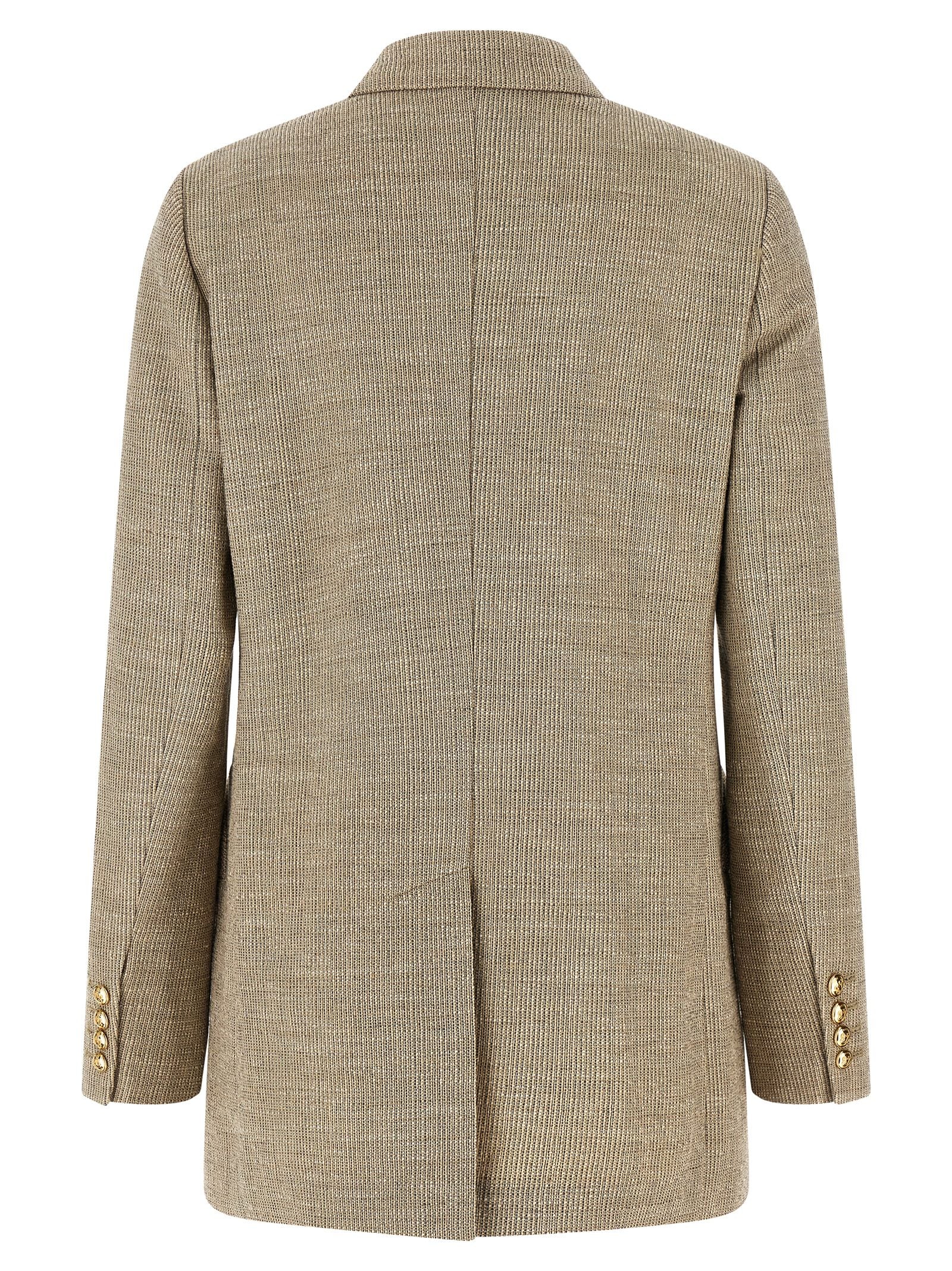 Marisa Blazer Beige Linen Blazer, Suits