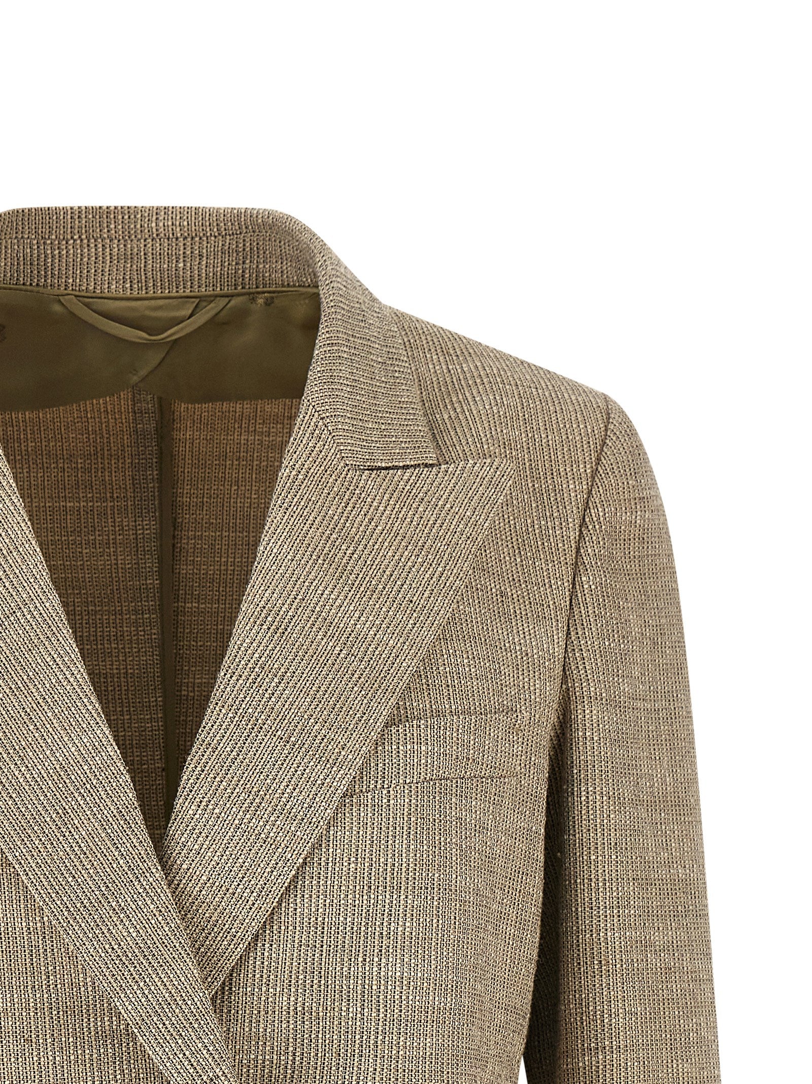 Marisa Blazer Beige Linen Blazer, Suits