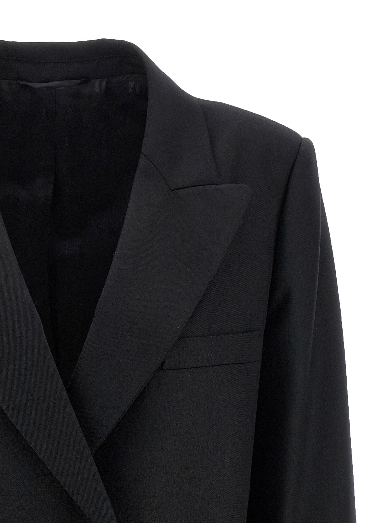 Alcanara Everynight Blazer Black Virgin Wool Blazer, Suits