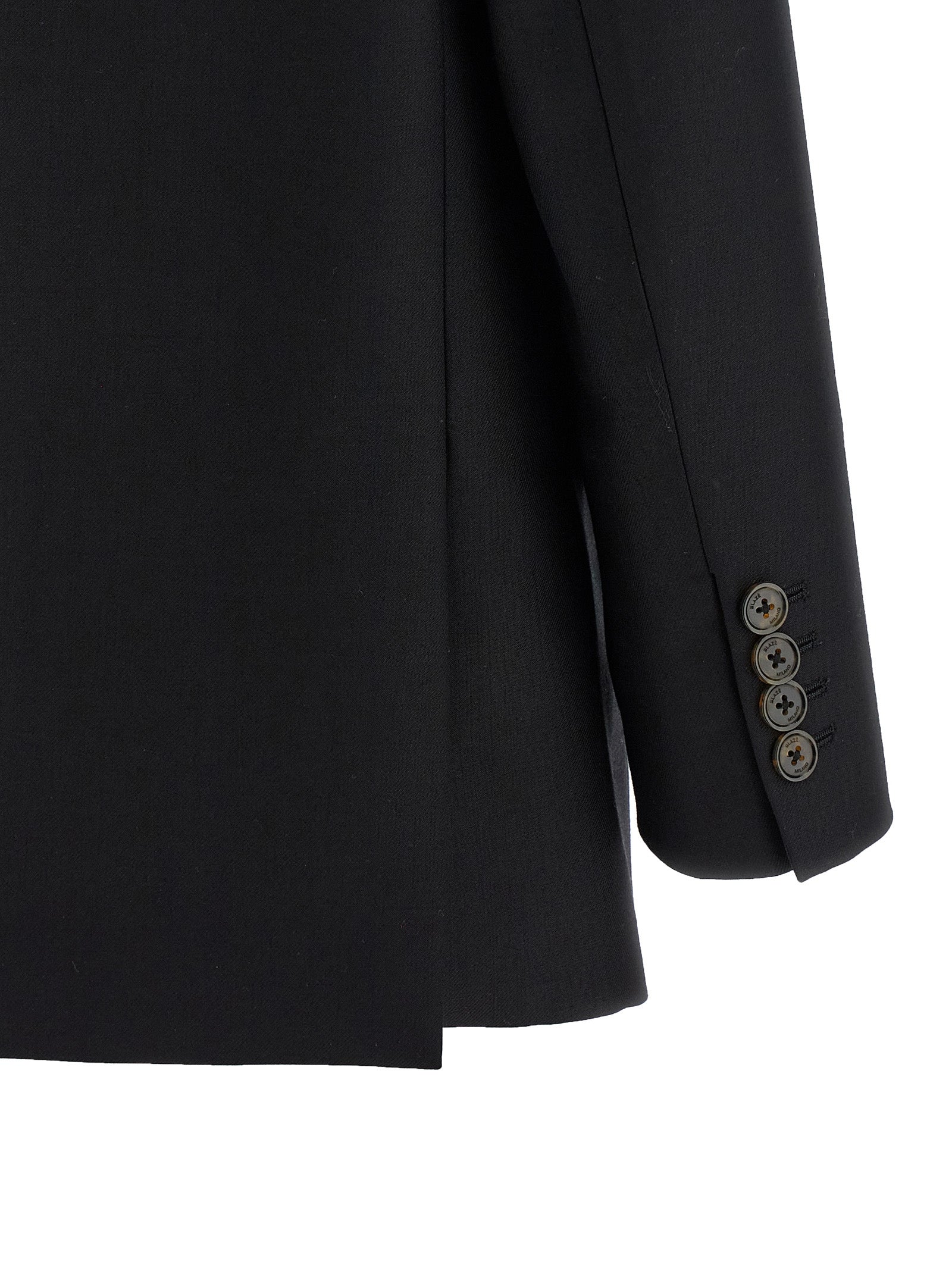 Alcanara Everynight Blazer Black Virgin Wool Blazer, Suits