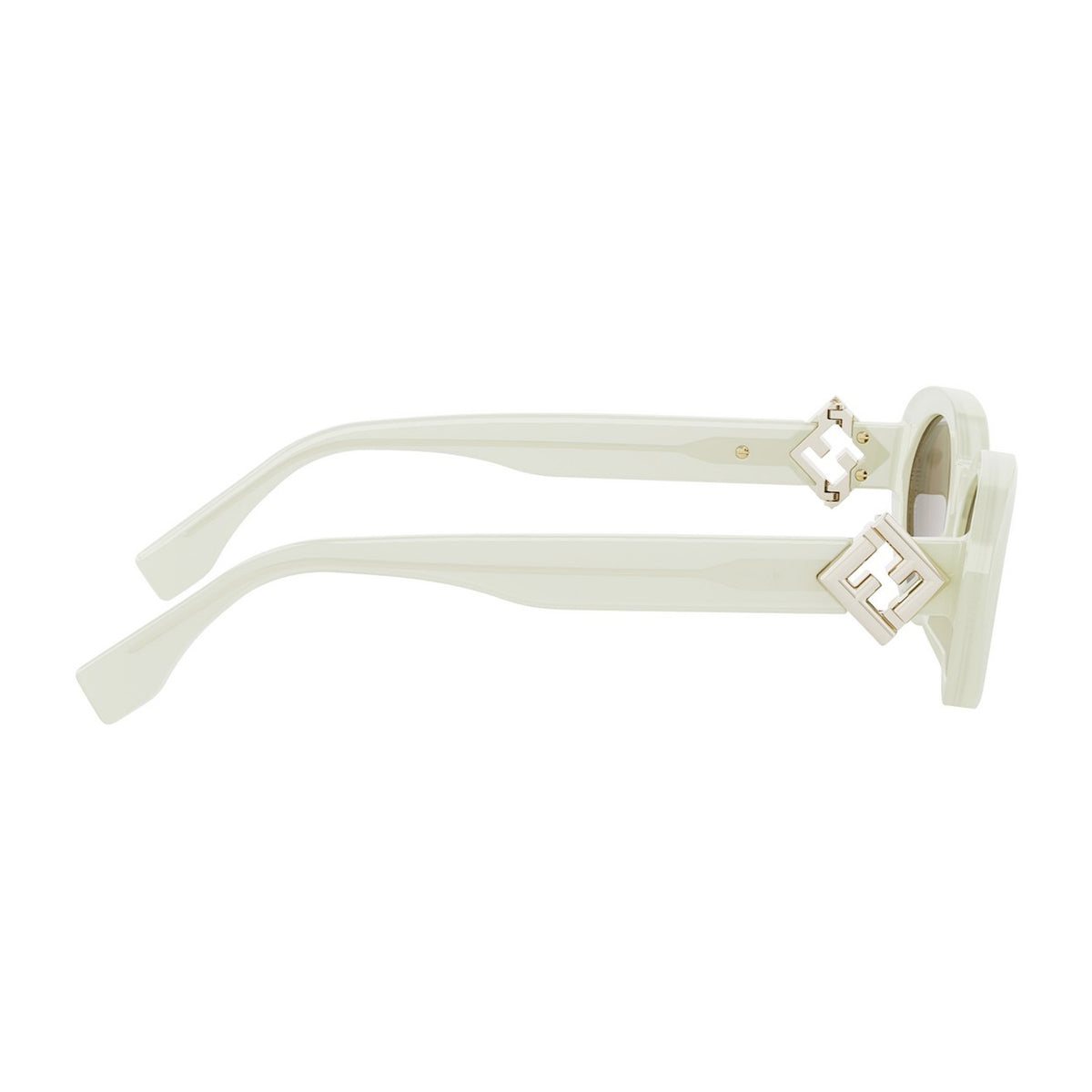 Fendi FE40140U FF Diamonds 41e Bianco Acetate Occhiali Da Sole