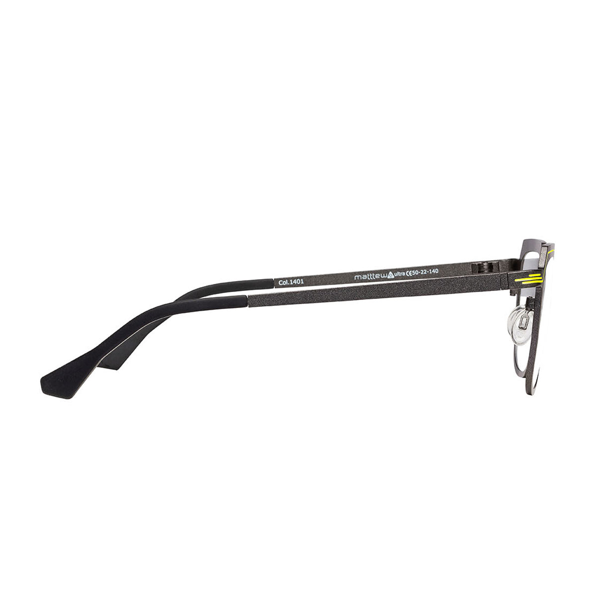 Matttew Ultra 1401 Grigio Satinato Nero Titanium Occhiali Da Vista