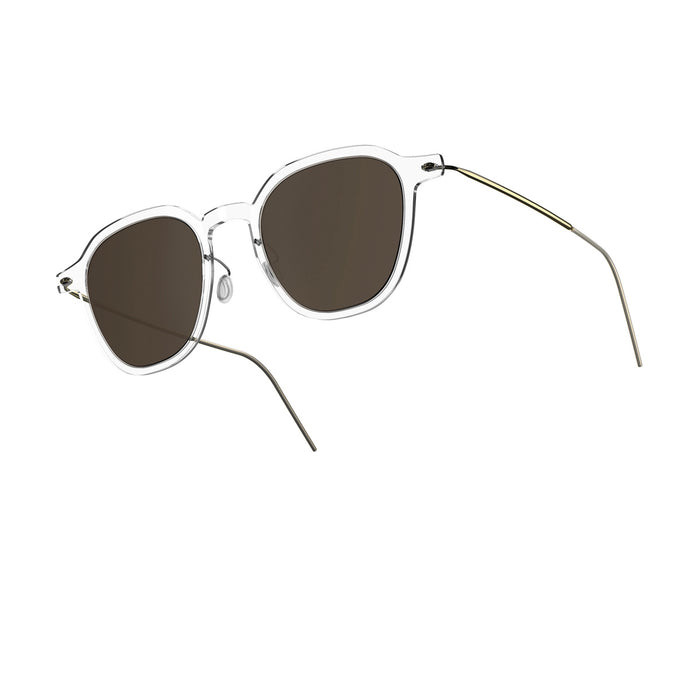 Lindberg Sun Titanium 8348 C01-Color GT-SL111 Crystal Trasparente Acetate/titanium Occhiali Da Sole