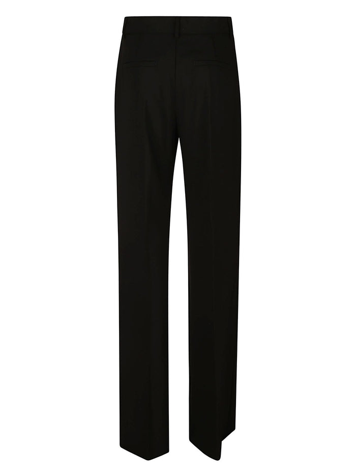OXALIS Nero Wool. made In Italy. Pantalone