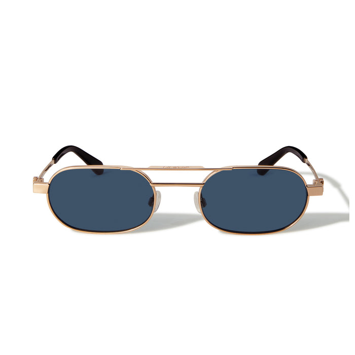 Off White OERI123 VAIDEN 7645 Gold Blue Oro Acetate Occhiali Da Sole