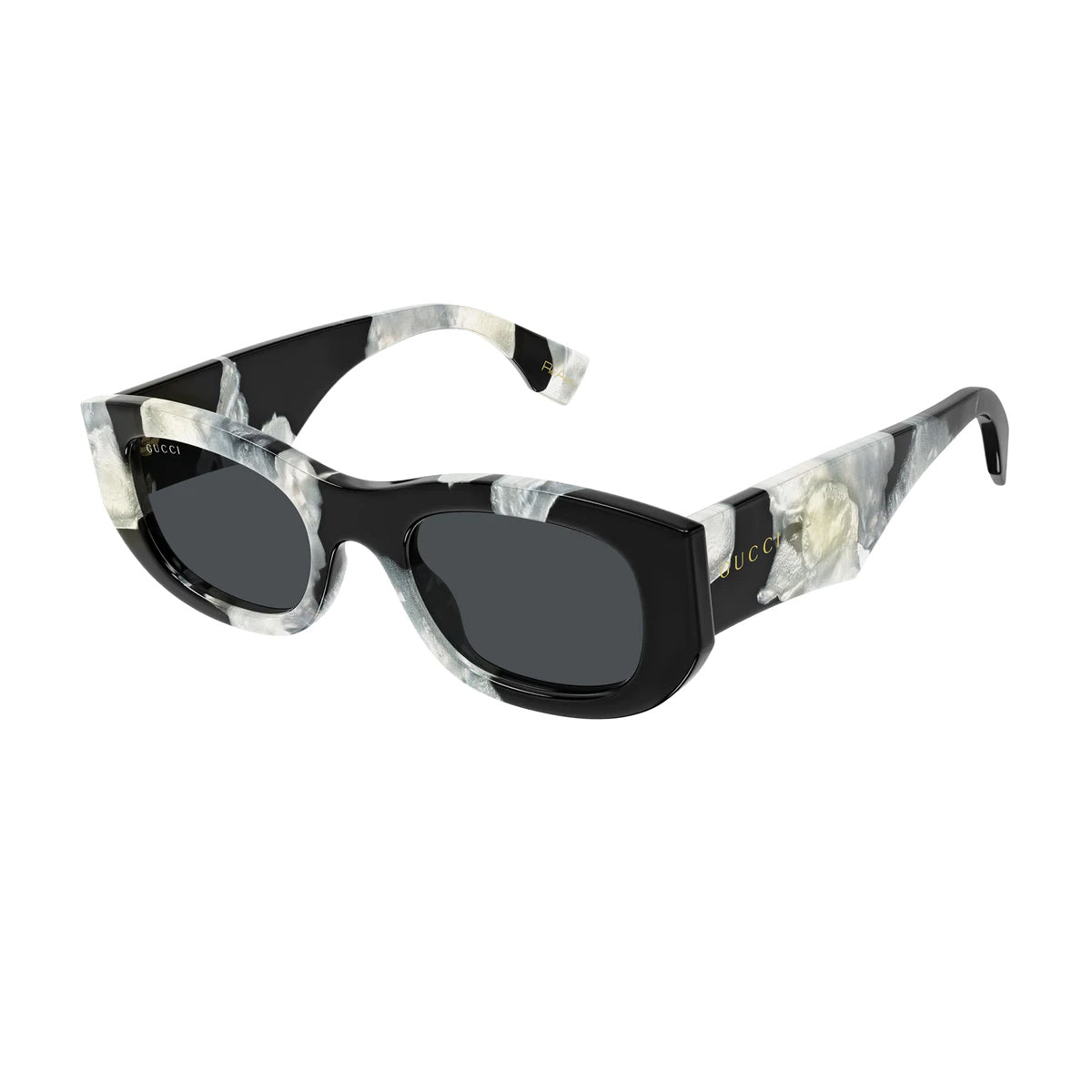 GG1627S Linea Lettering 002 Nero Recycled Acetate Occhiali Sole