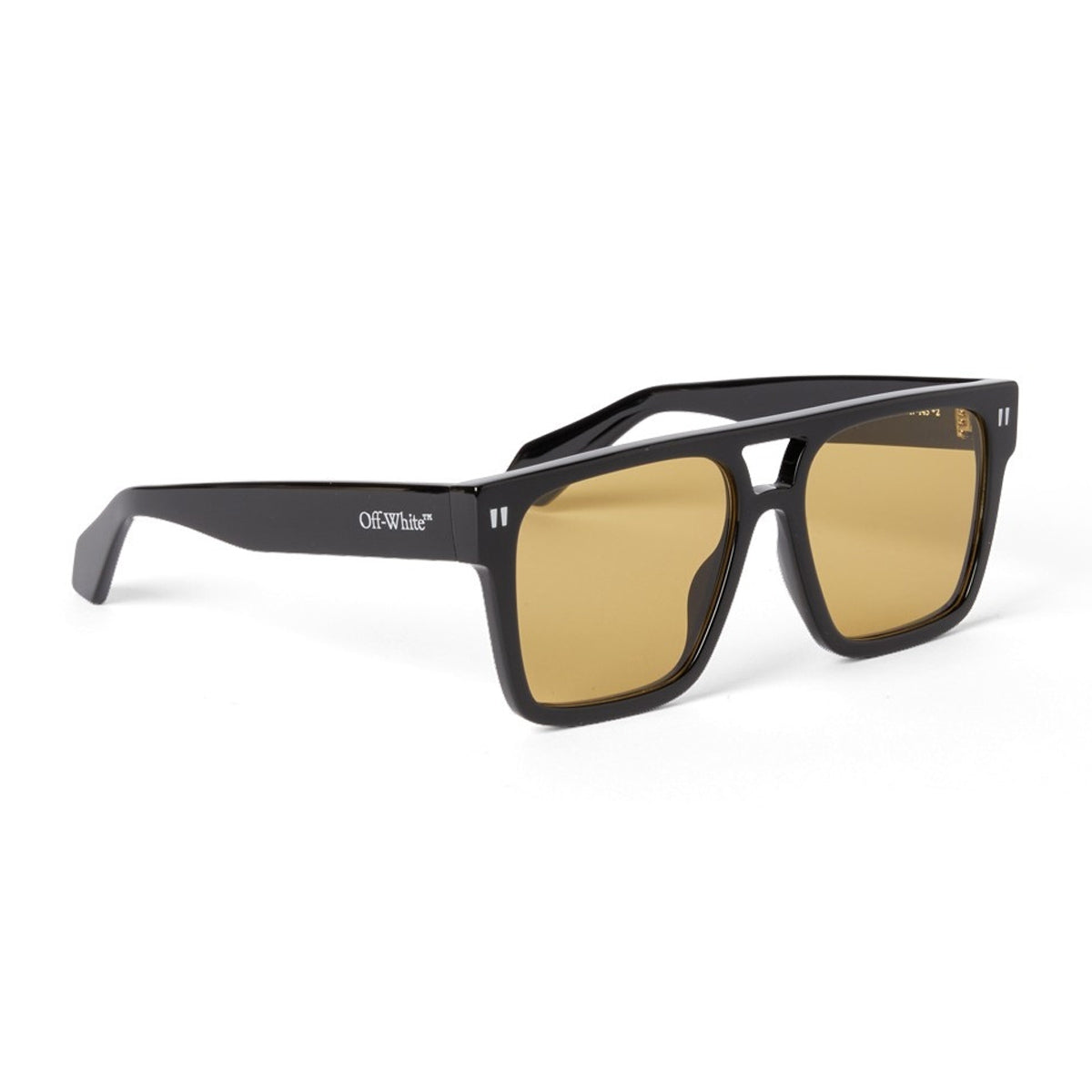 Off White OERI133 SPRINGFIELD 1062 Black Camel Nero Acetate Occhiali Da Sole