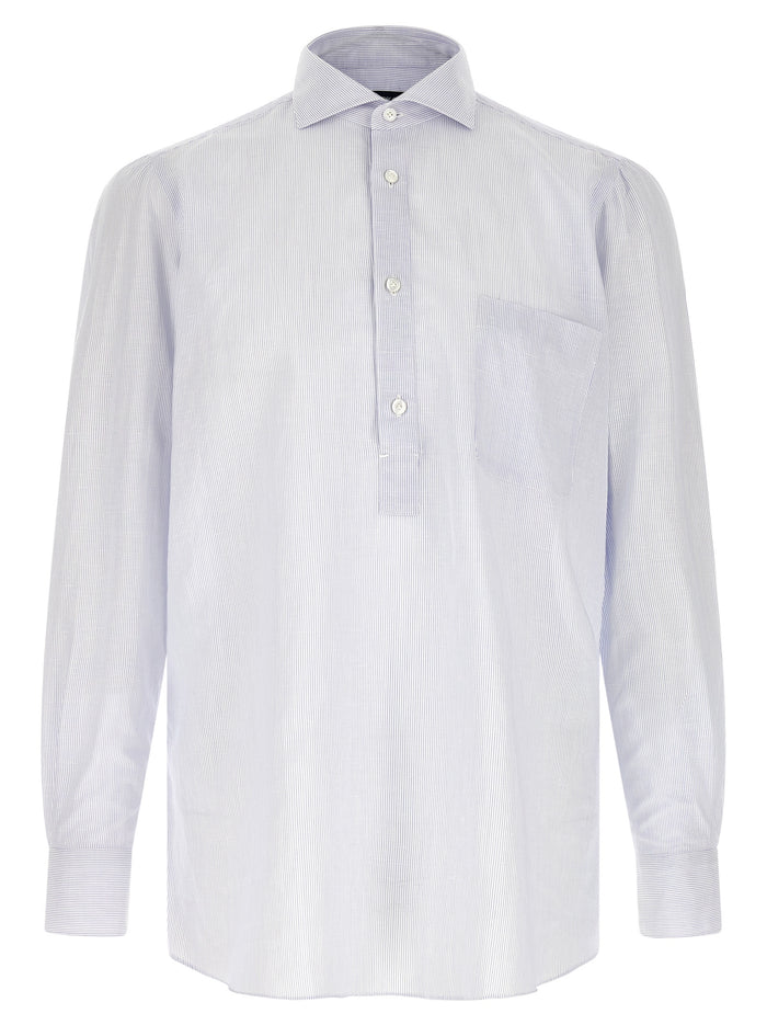 Porto blouse Light Blue Cotton Shirt