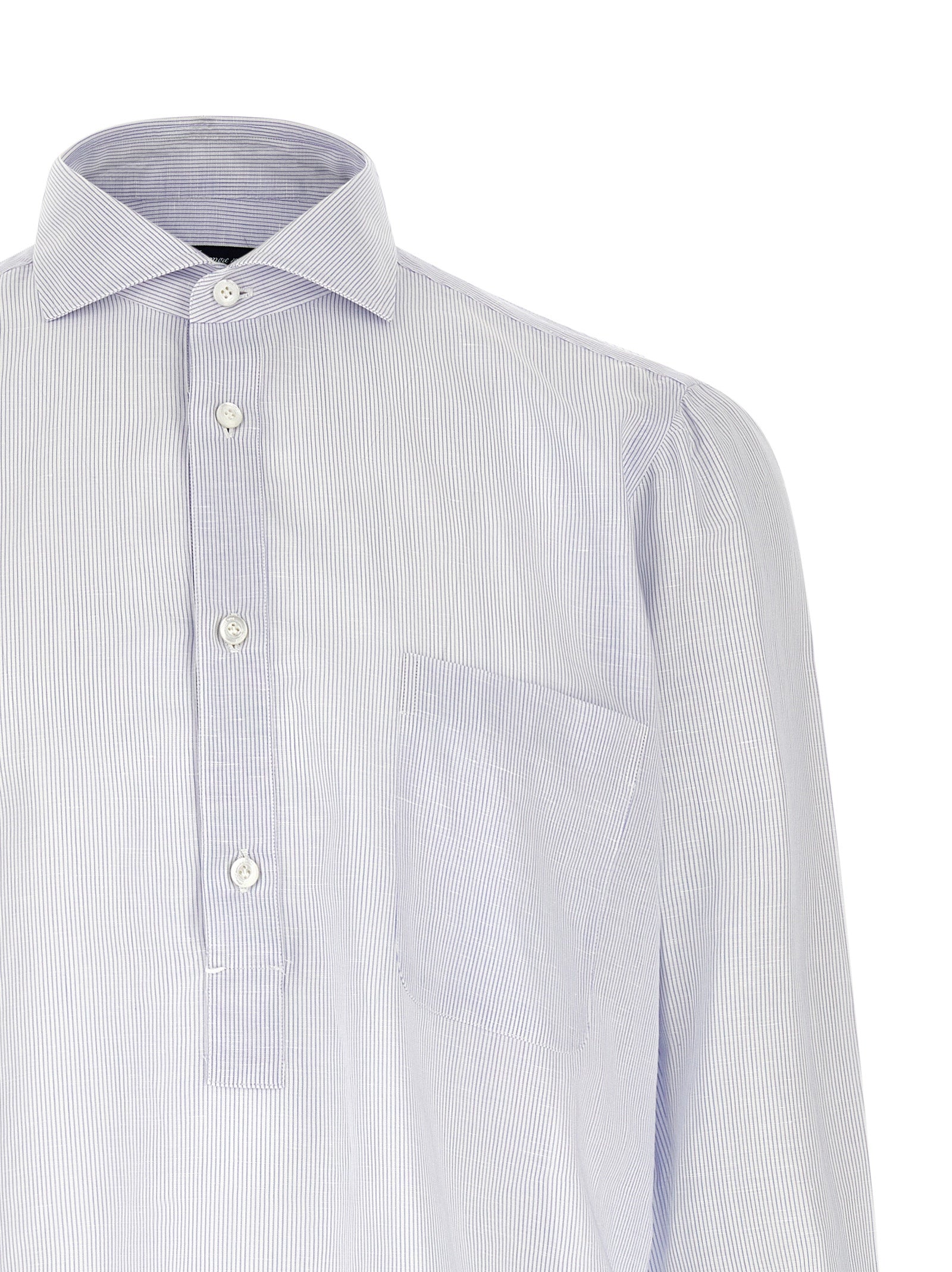 Porto blouse Light Blue Cotton Shirt