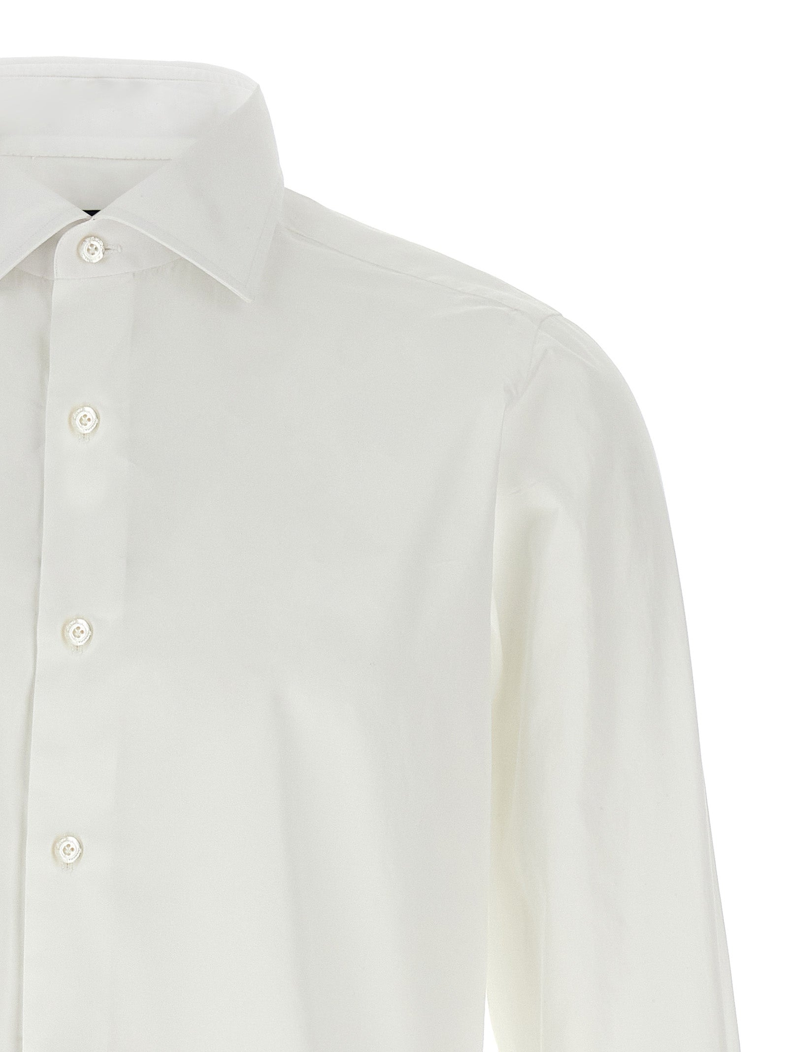 Napoli1 shirt White Cotton Shirt, Blouse