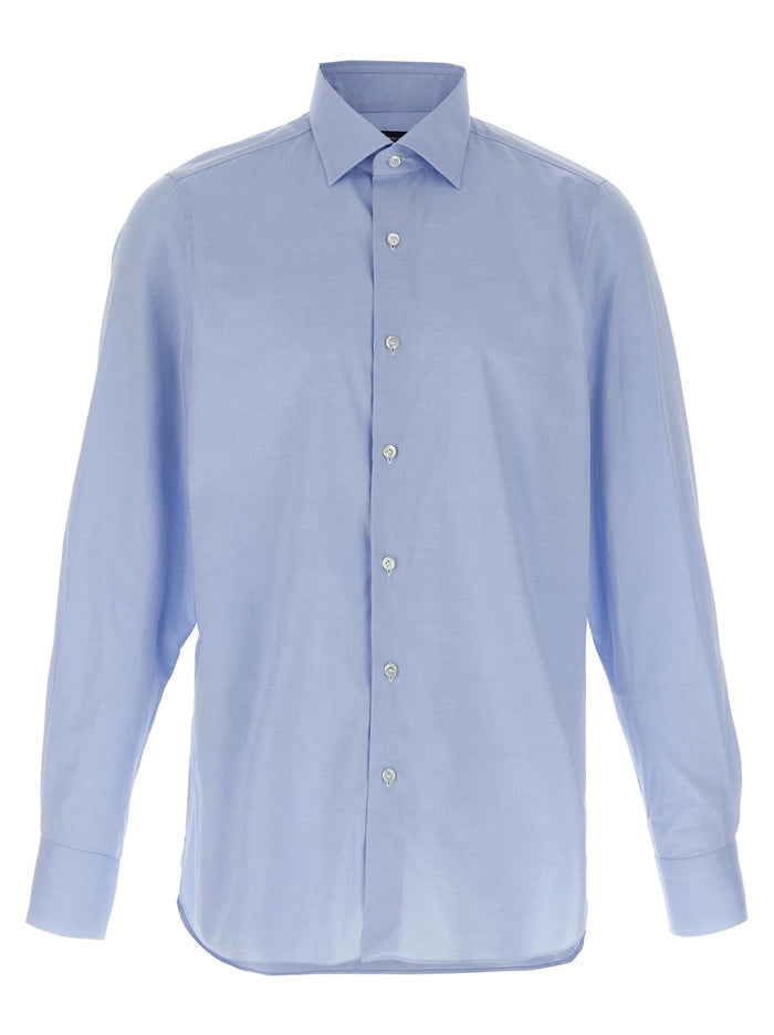Napoli Shirt Light Blue Cotton Shirt, Blouse