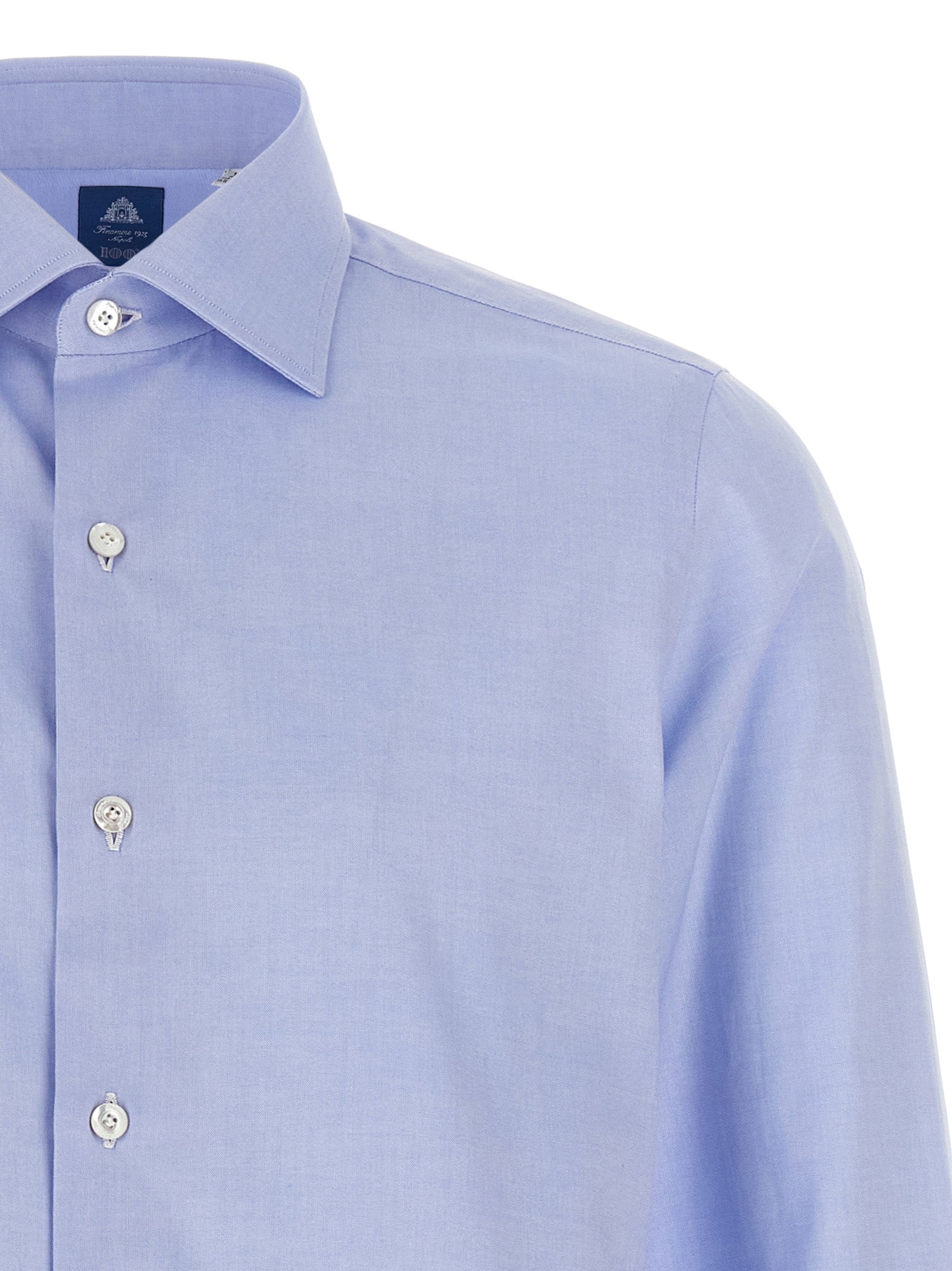 Napoli shirt Light Blue Cotton Shirt, Blouse