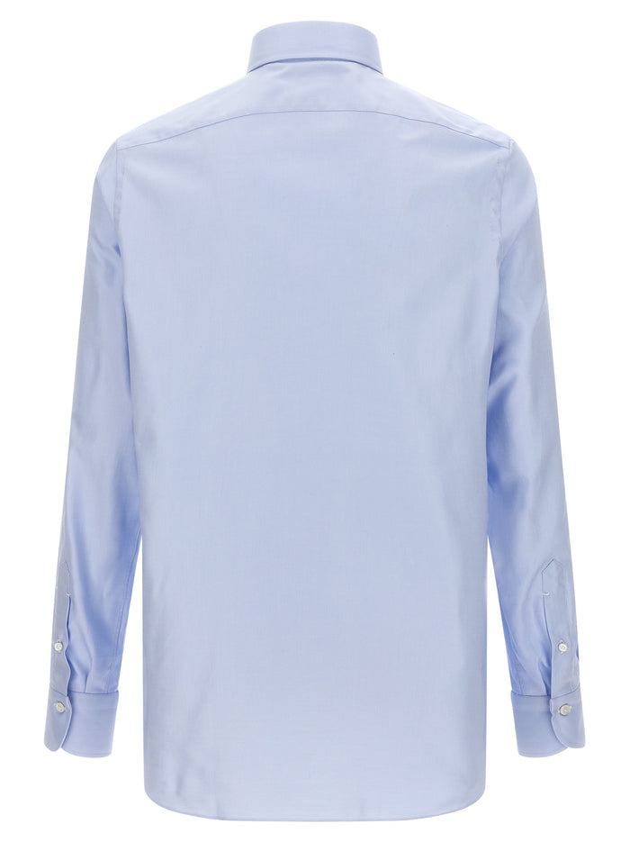 Napoli shirt Light Blue Cotton Shirt, Blouse