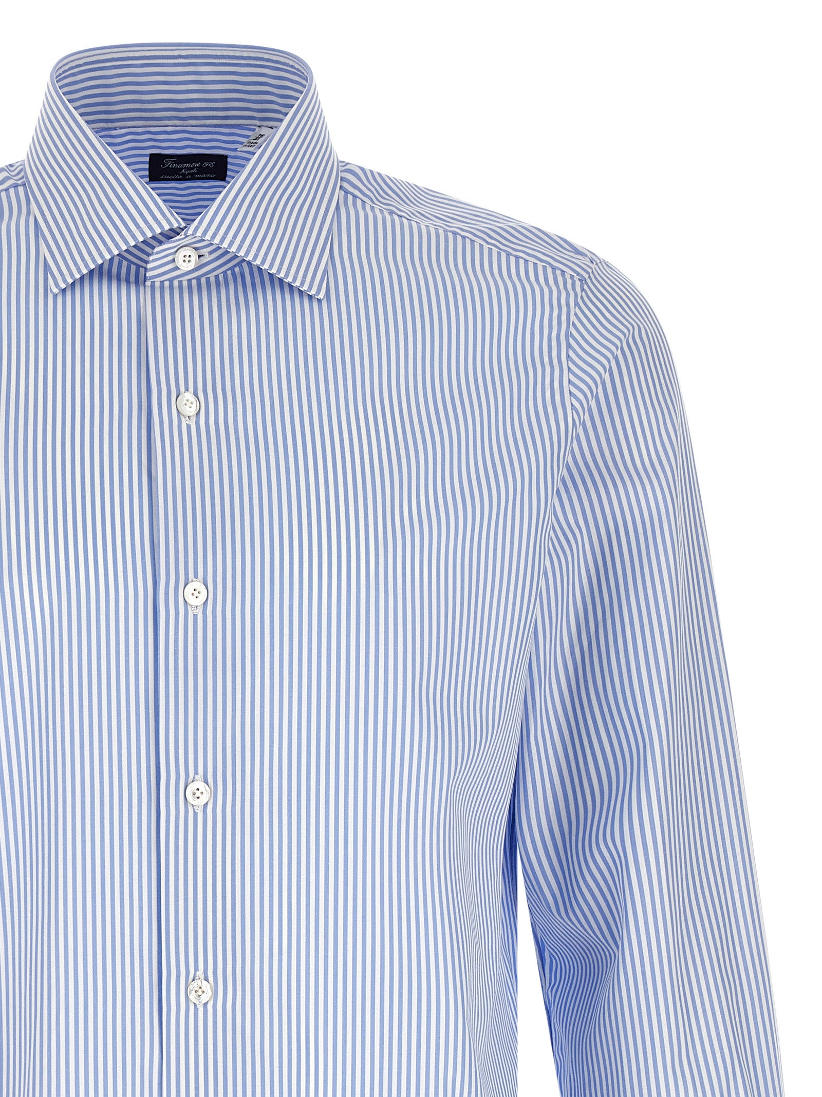 Napoli Shirt Light Blue Cotton Shirt, Blouse