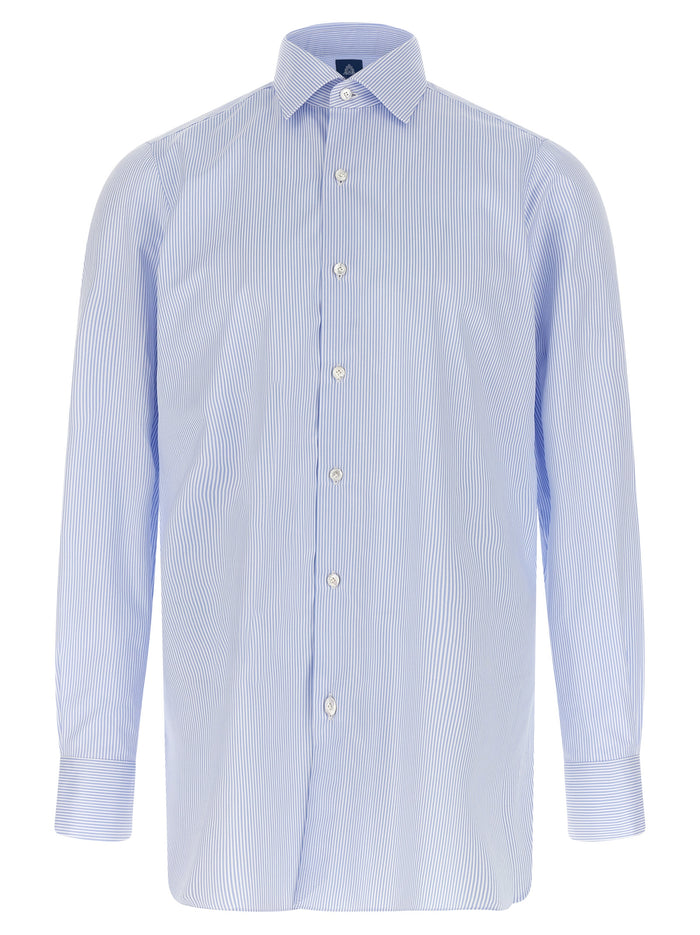 Napoli shirt Light Blue Cotton Shirt, Blouse